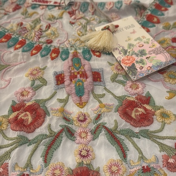 Johnny Was heavily embroidered Sandra blouse NWT (oversized) - Picture 9 of 12